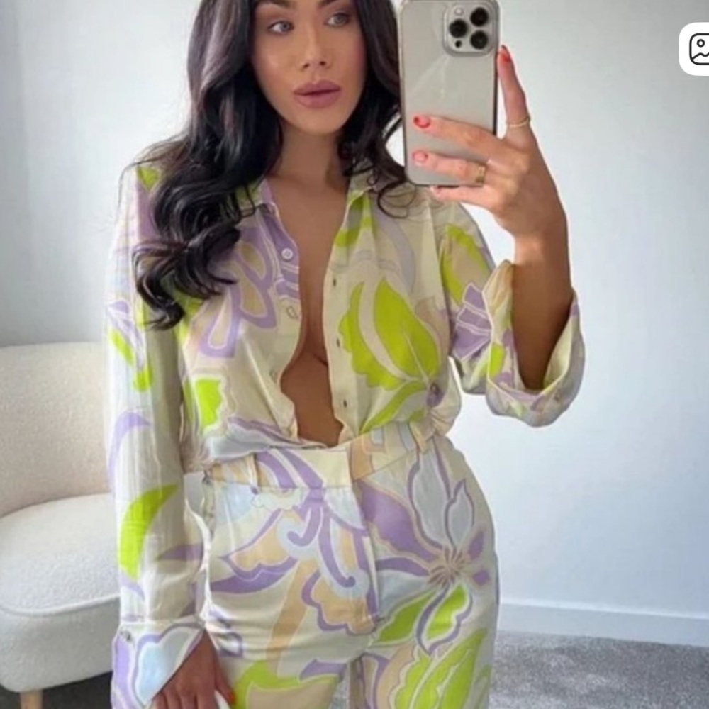 Zara Pastel Multicolor Blouse